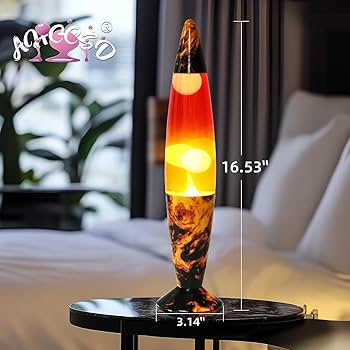 Amazon.co.jp : AHCCSD 16インチ 火山ロケット マグマランプ